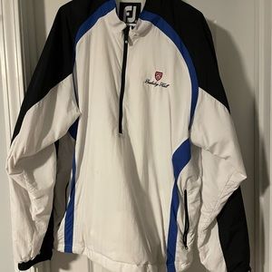 Footjoy pullover half zip windbreaker